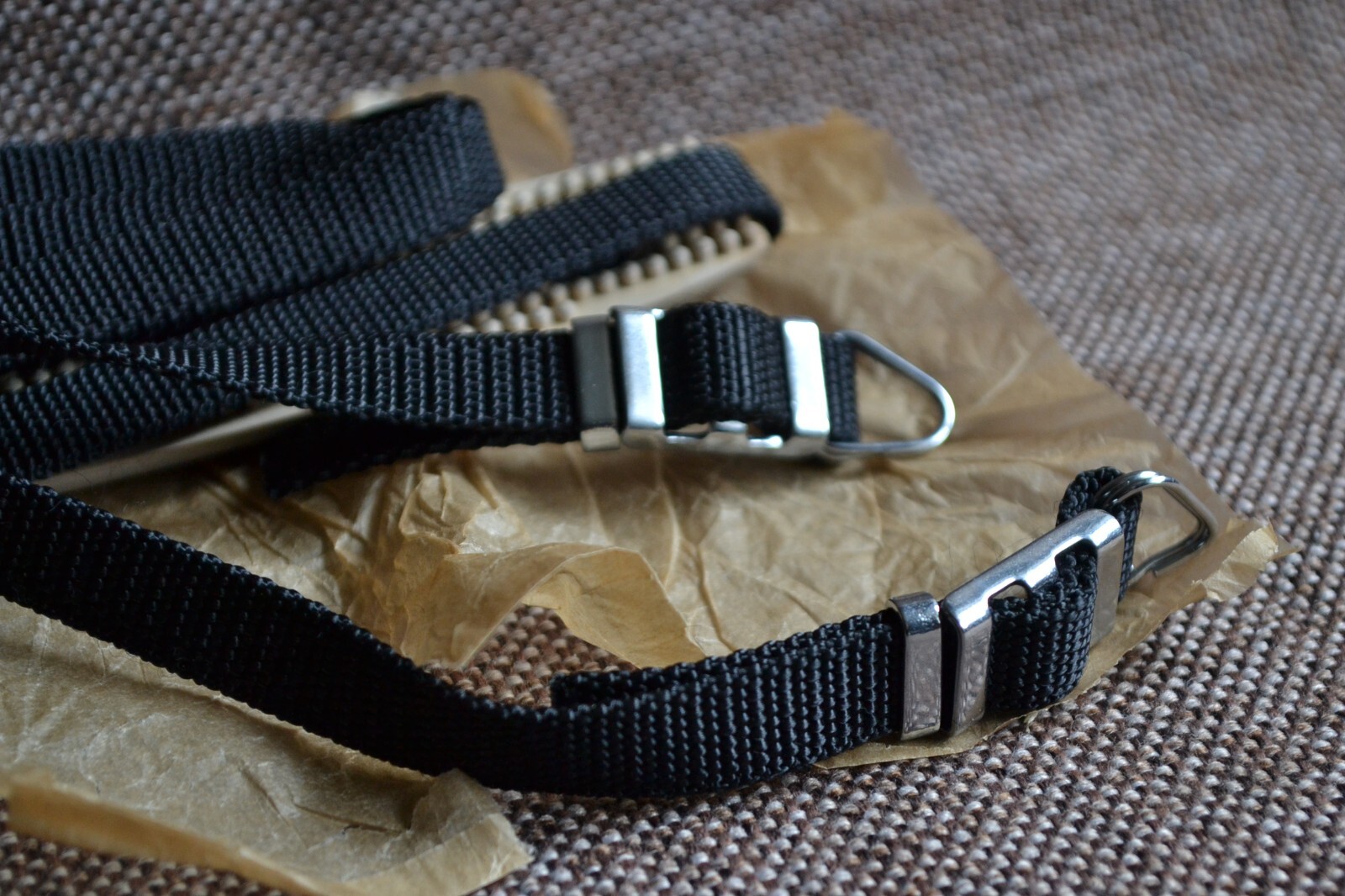 Original neck strap with fasteners for Kiev-6 19 shoulder pad medium format 1 ps