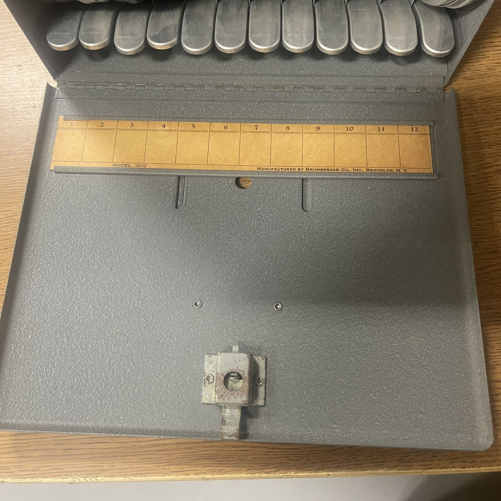 Vintage BRUMBERGER 8mm Film Canister & Reel Storage Box, Holds Includes 12 BLN