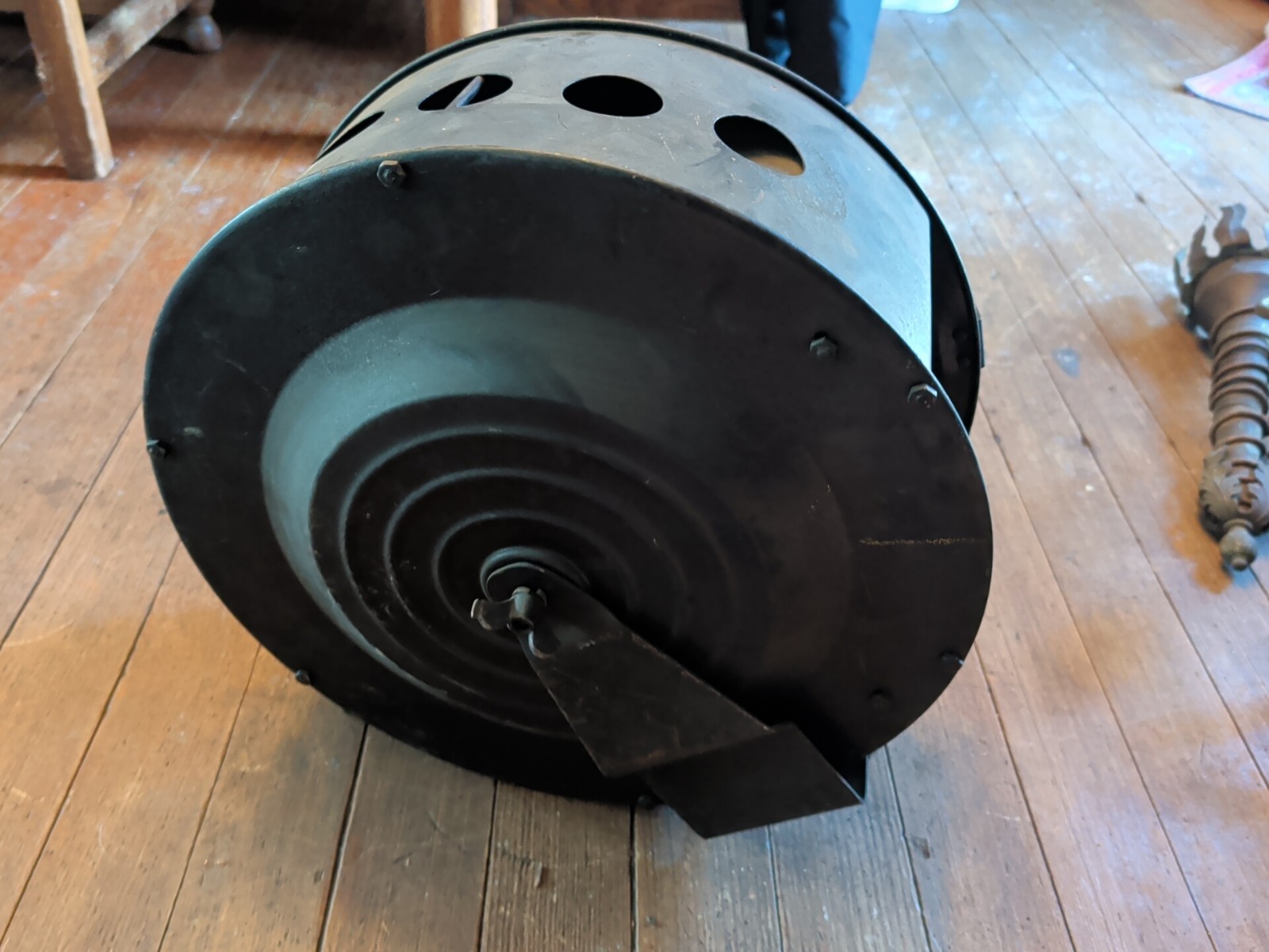 VICTOR ANIMATOGRAPH SPOT FLOOD LIGHT MODEL 10 EARLY FILM RARE METAL STAGE PROP