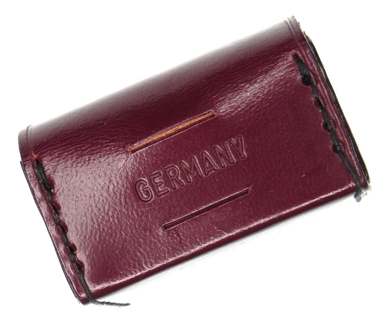 Leica Burgundy Case for SBKOO 21mm or SLOOZ 28mm Finder ………… Minty