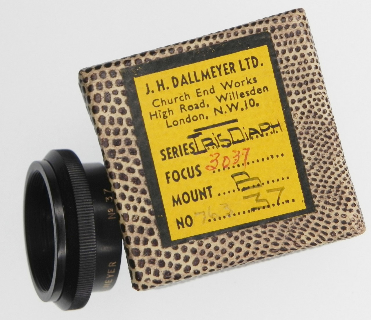 Dallmeyer Iris Diaphragm No.37B ………. LN w/Box #2