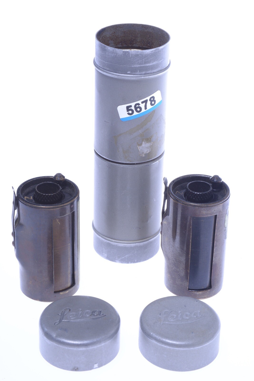 ✅ LEICA FILCA B DOUBLE HOLDERS DRXOO RELOADABLE CASSETTES BULK FILM CANISTERS #2