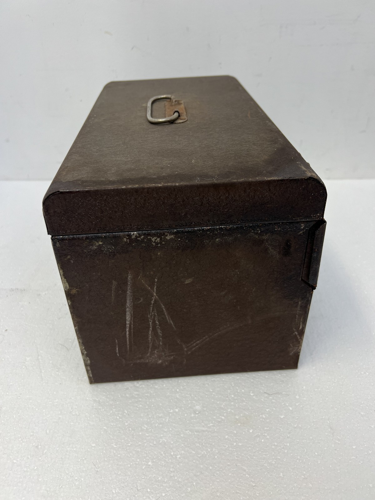 Vintage Metal 8MM Film Reel Storage Box Case USA S-K Tool steel Sherman Klove