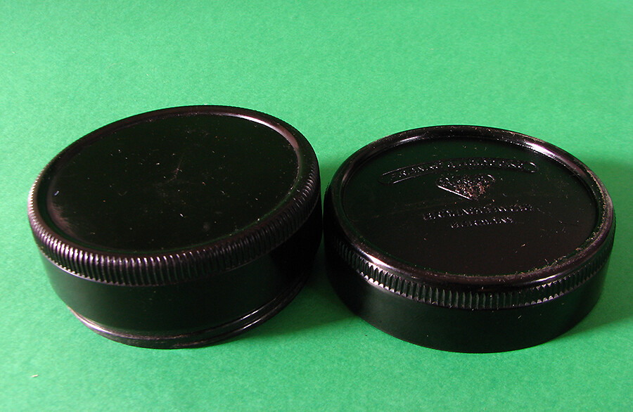 Rolleiflex Empty Round Bakelite Box/Case For Bay II /2 Lens Hood-Genuine Rollei