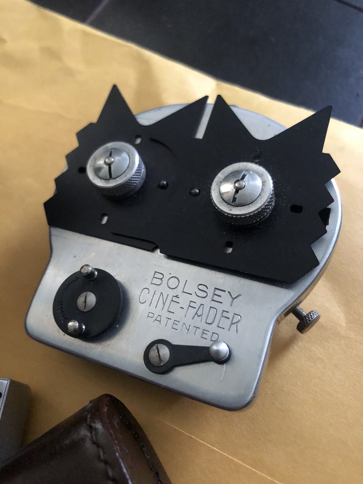 Bolex hand grip Filters Bolsey Fader Bolex H16 Non Reflex Camera