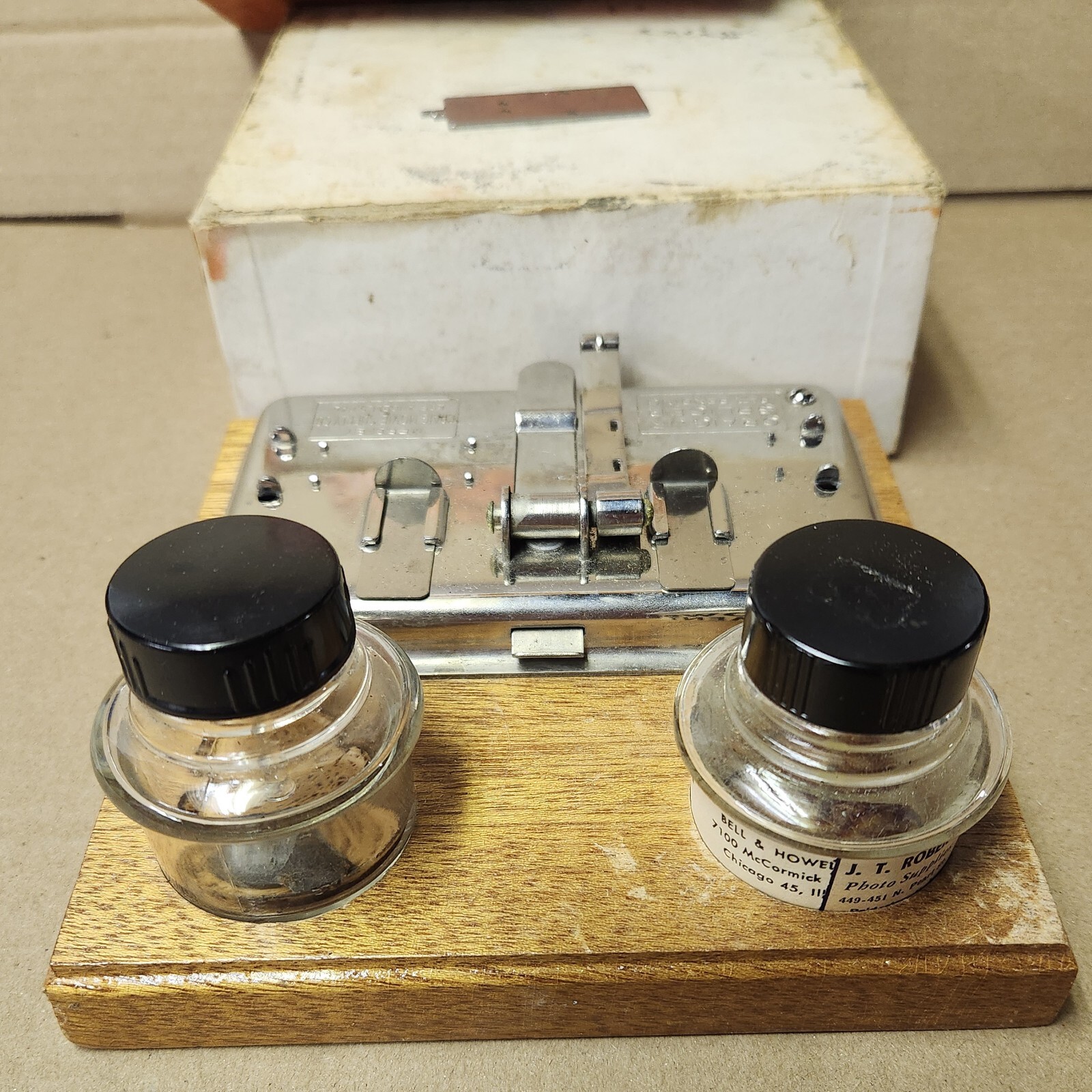 CRAIG Movie Supply Company 8-16 MM Junior Splicer Vintage Glass Kit Film