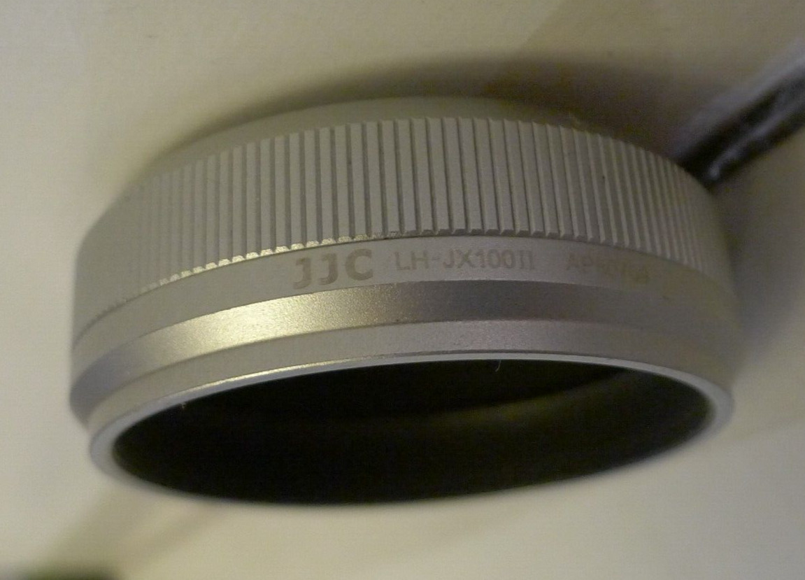 JJC LH-JX100II Silver Lens Hood replaces LH-X100 for Fujifilm X100s X100T X100V