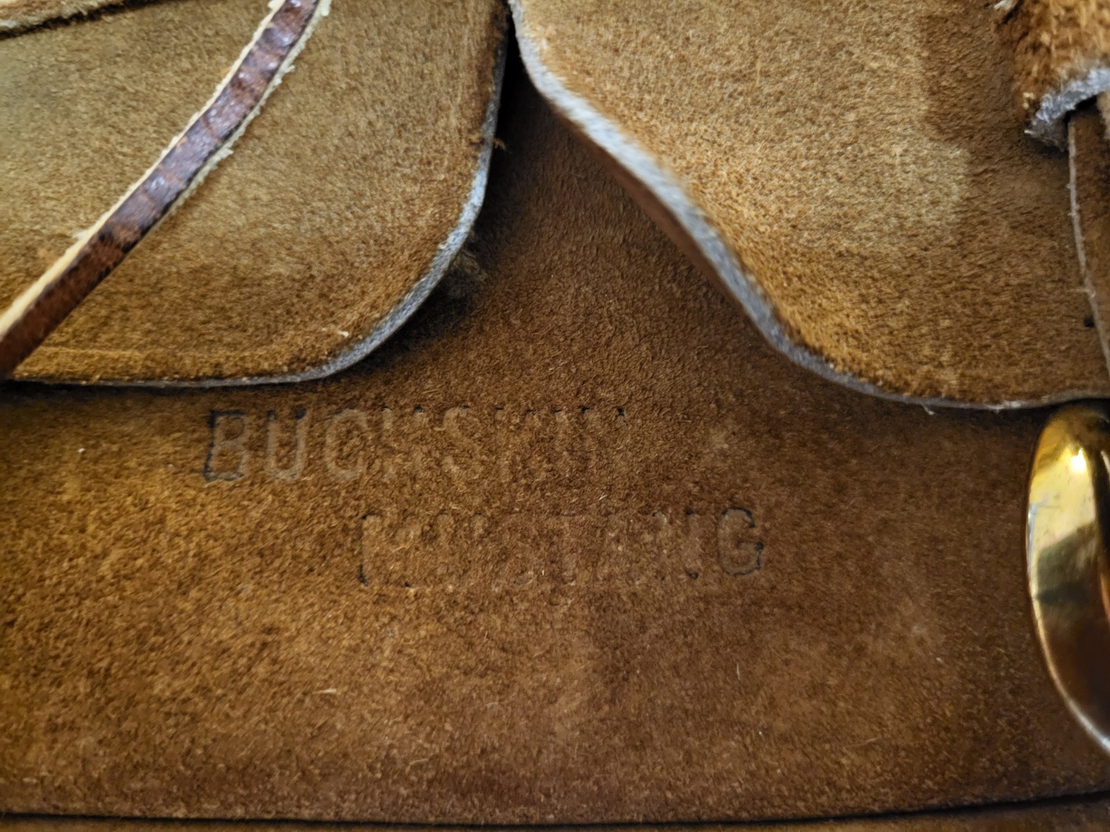 Coast Camera Bag Top Grain Genuine Cowhide Suede Made USA Zip Green Interior VTG