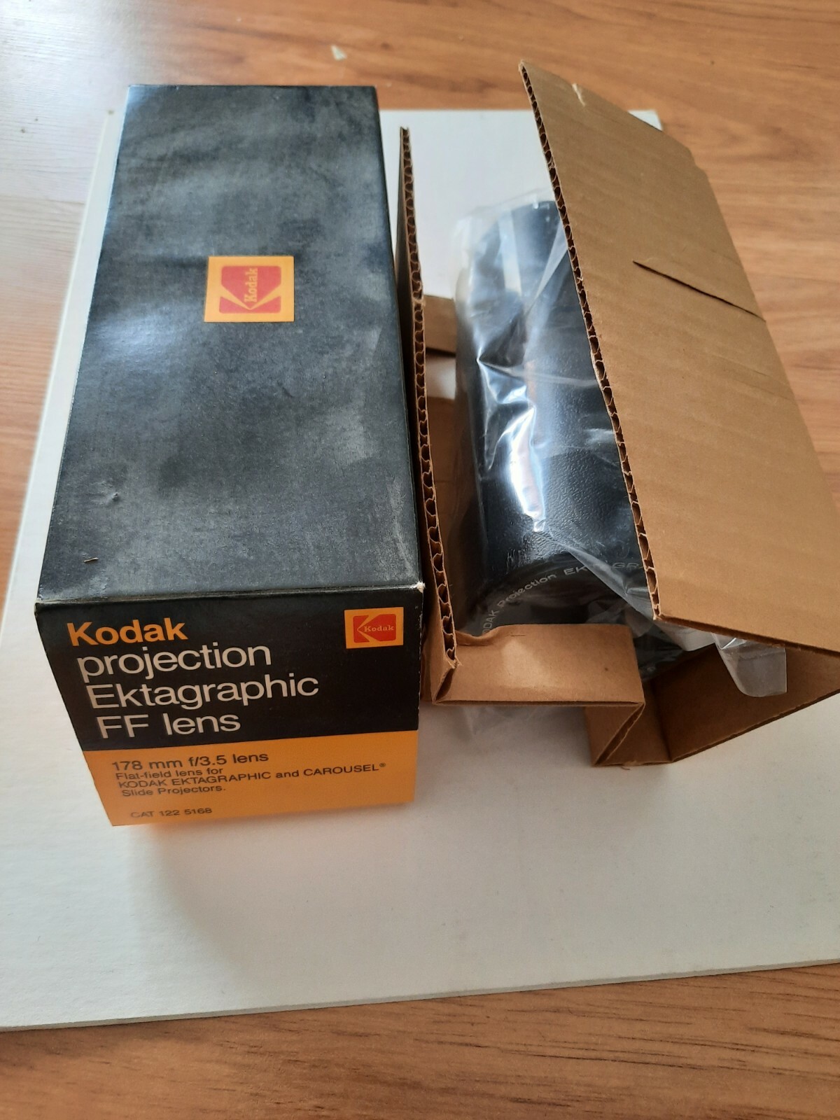 NEW KODAK projection EKTAGRAPHIC FF Lens 178mm f/3.5 CAT 122 5168 FREE SHIPPING