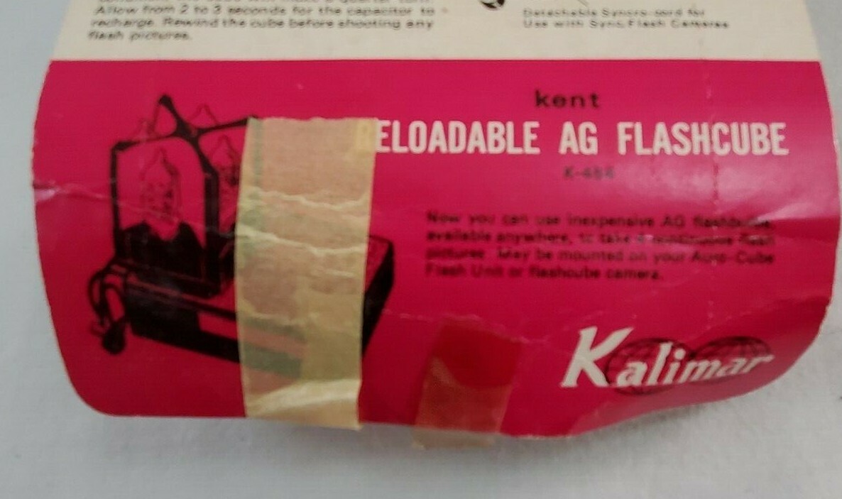 VINTAGE Kalimar AUTO-CUBE FLASH UNIT K-456 Made In JAPAN ORIGINAL PACKAGING