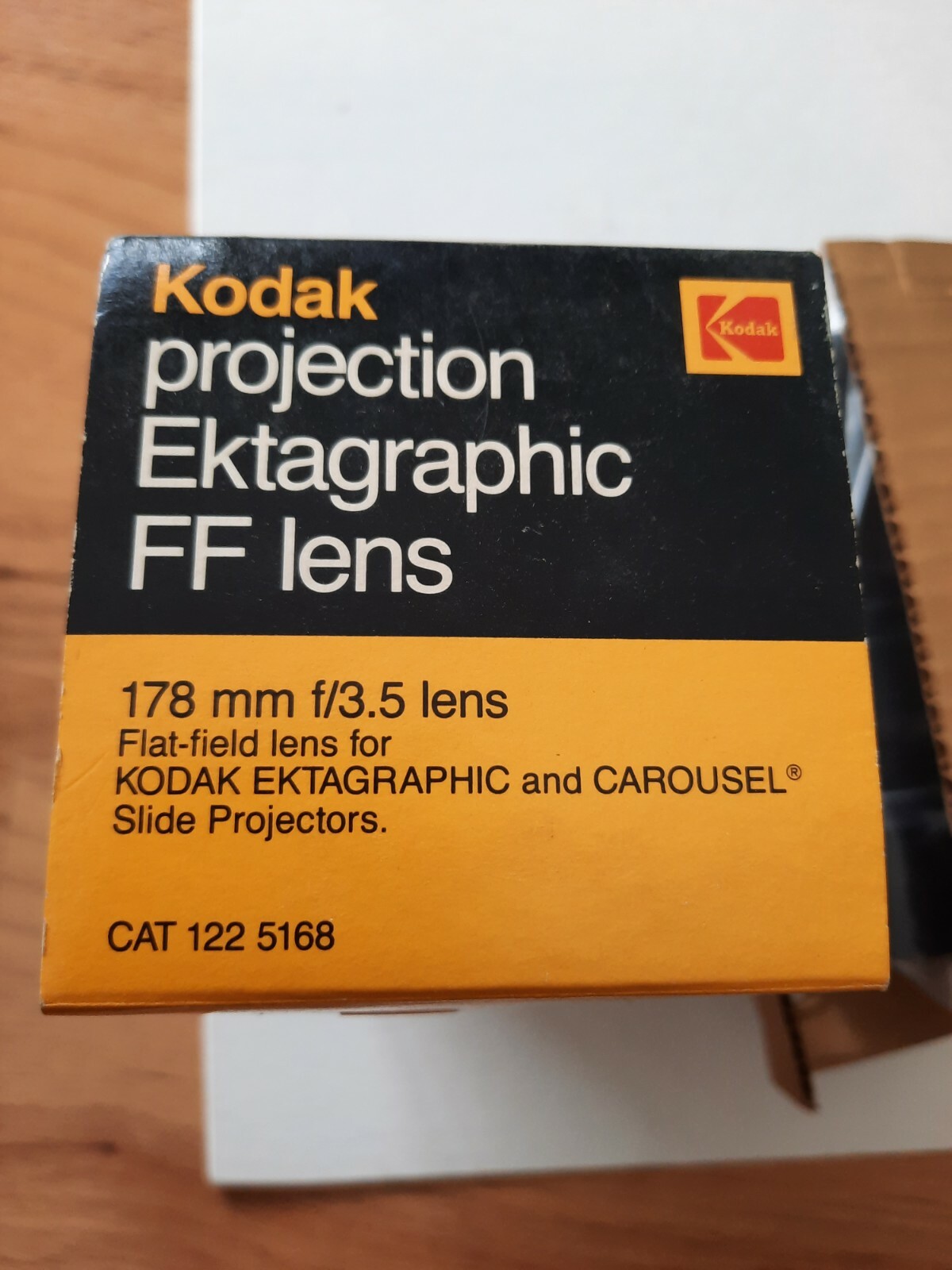 NEW KODAK projection EKTAGRAPHIC FF Lens 178mm f/3.5 CAT 122 5168 FREE SHIPPING