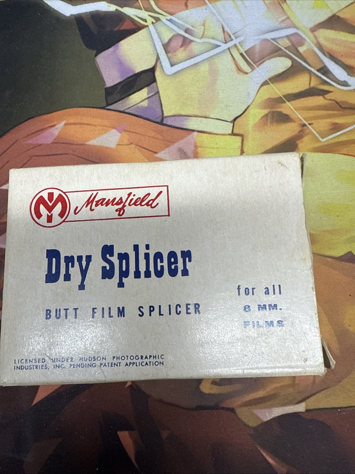Mansfield Dry Splicer Butt Film Splicer 8mm Films Movies w/ box