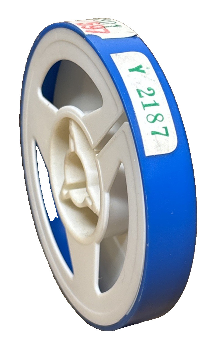 super 8 50 ft empty reel with storge cover plactic movie film reel s8mm 50” x2