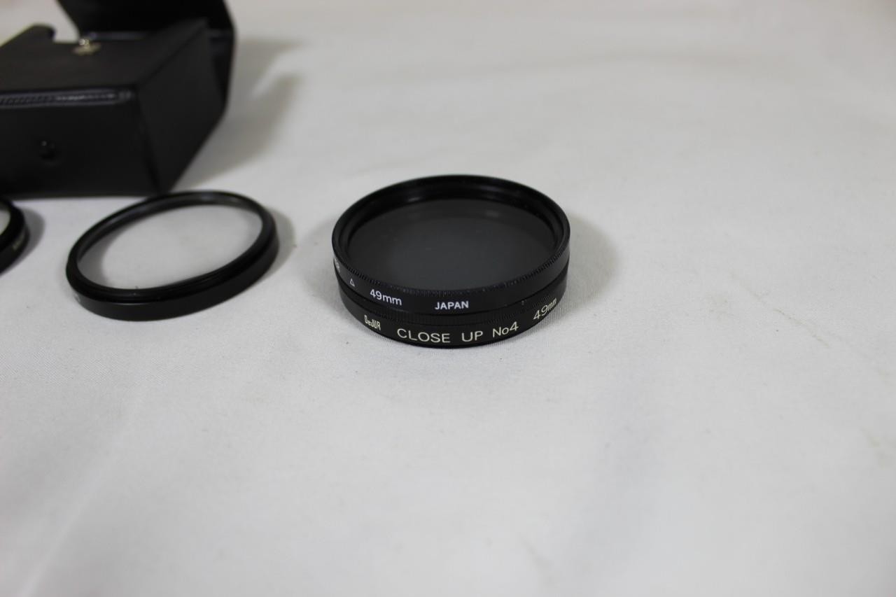 Vintage DeJur 49mm Close Up Photography Filter Set