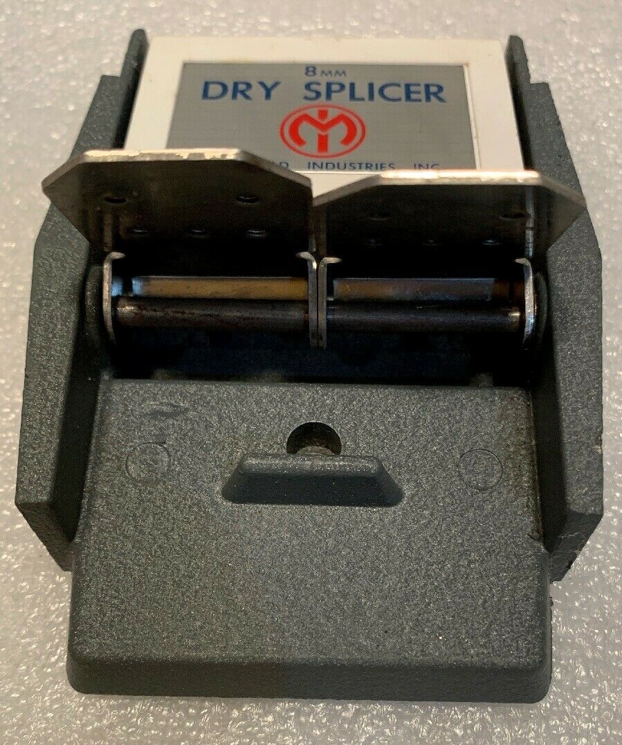 Vintage Mansfield Dry Splicer BUTT FILM SPLICER for all 8mm Films w/Original Box