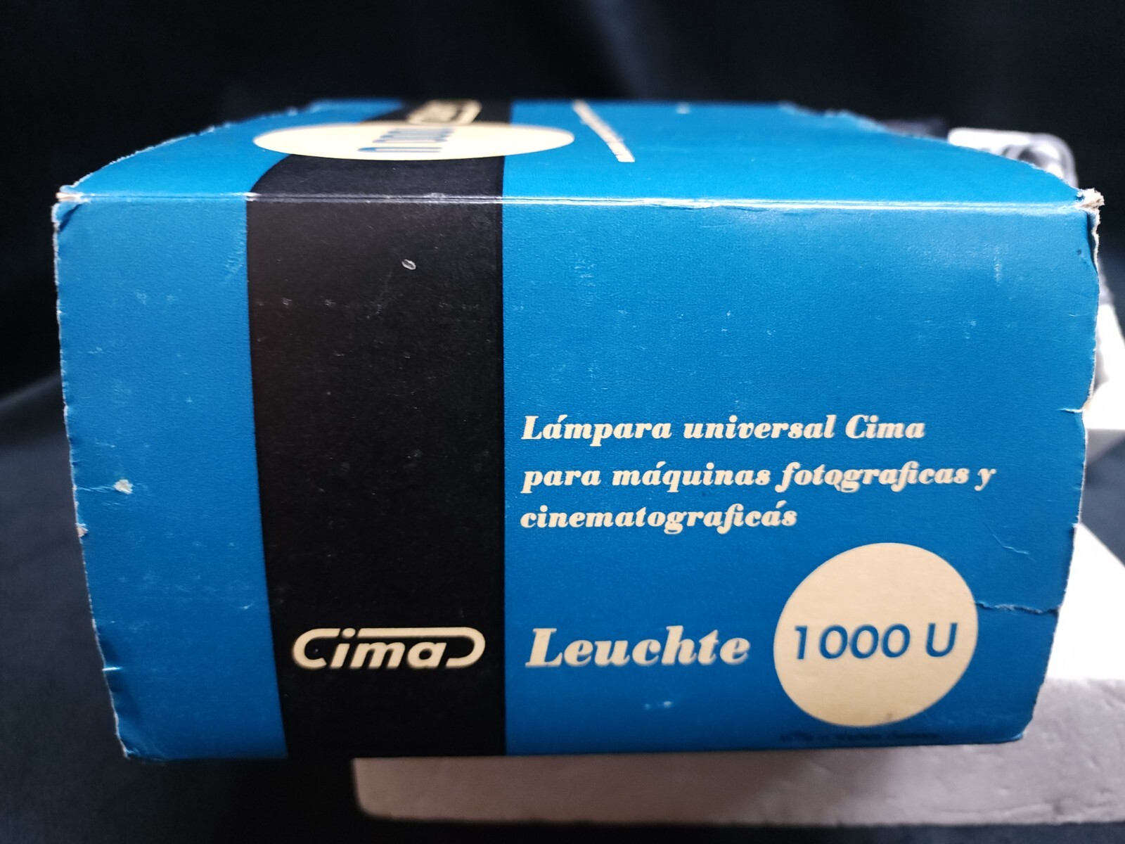 Vintage CIMA 1000U 1000W Universal Photo Film Halogen Movie Light Floodlight