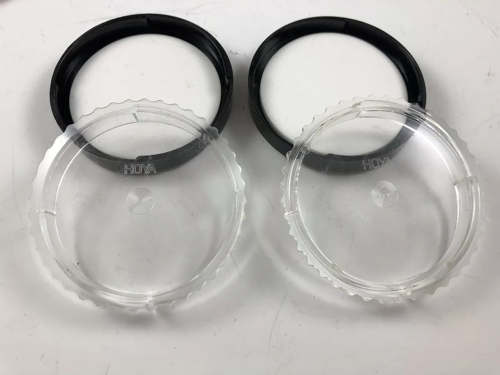 Vintage Camera Parts Lot Lens Caps Filter Cases Minolta Olympus Hoya