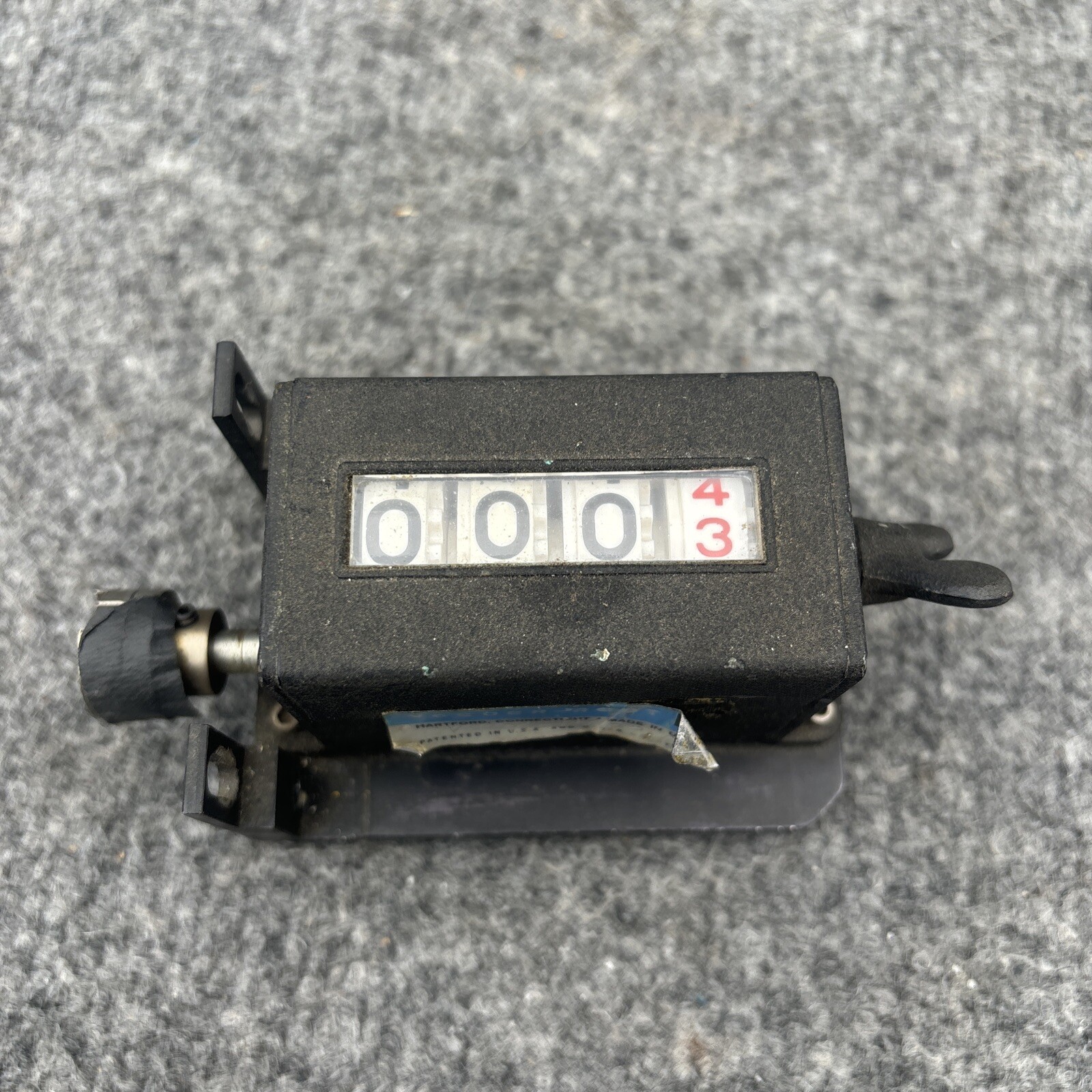Veeder-Root CV-292-H6024 Vintage 4 digit Analog Counter Used
