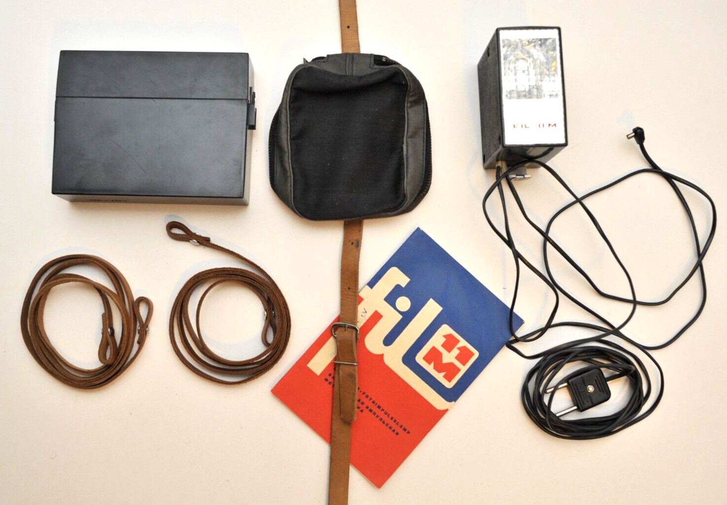 NORMA FIL-11M vintage camera flash battery pack manual – WORKING ORDER