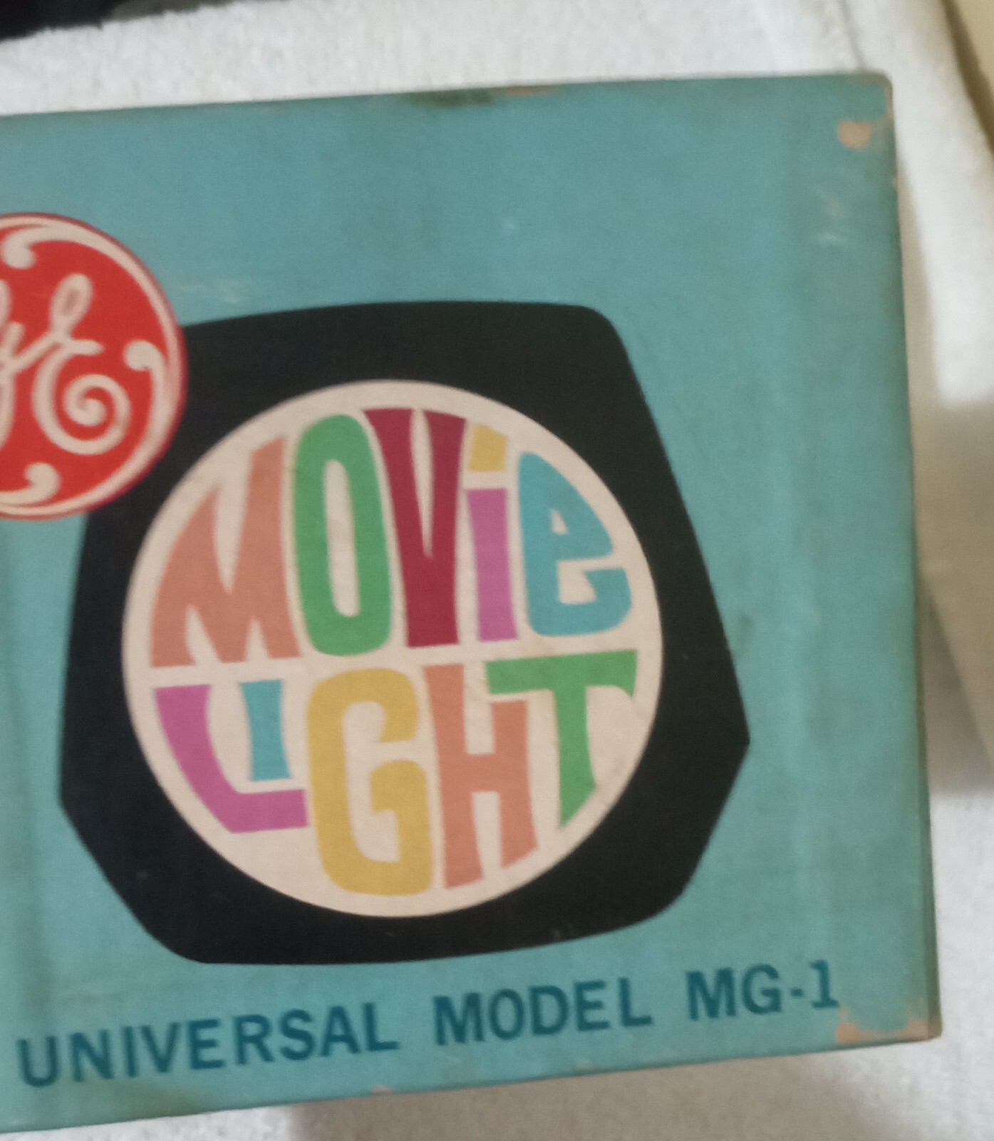 GE Mardi Gras Movie Camera Light Model MG-1 Tested & Working Motion Accessory