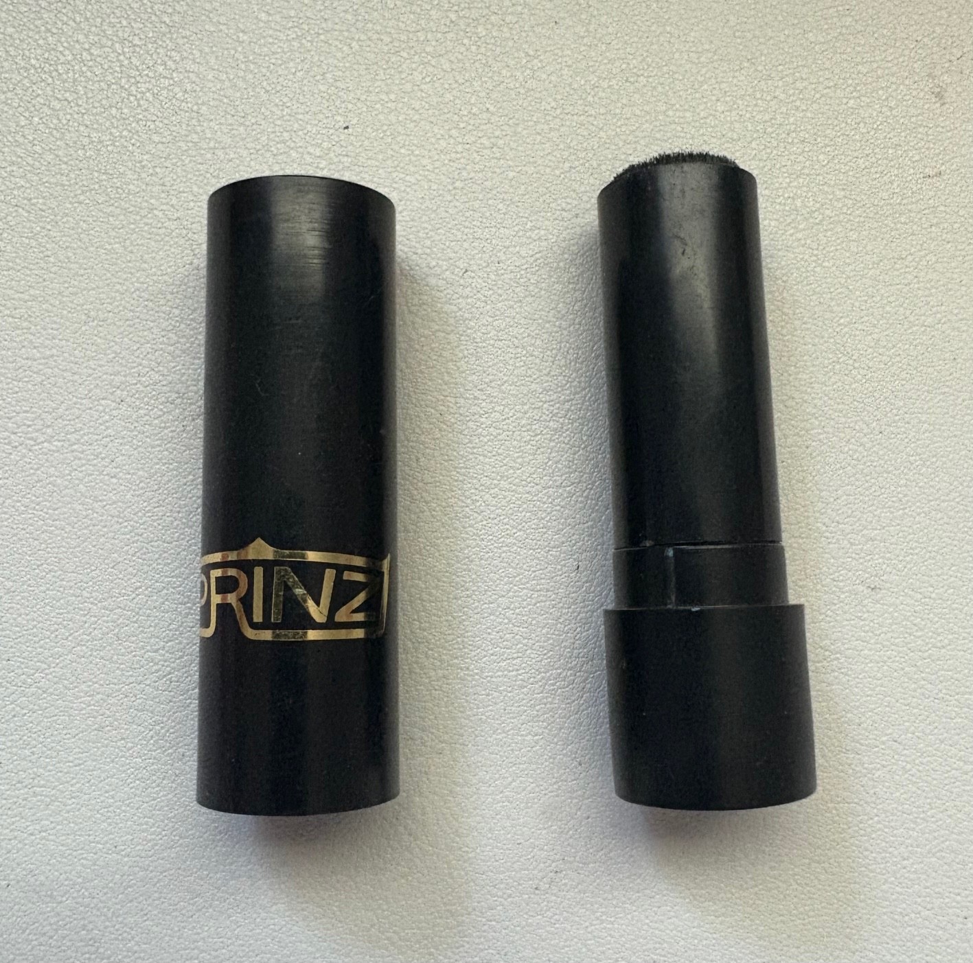 Vintage Brass Retractable Camera Lens Brush Lipstick Style Very Nice!