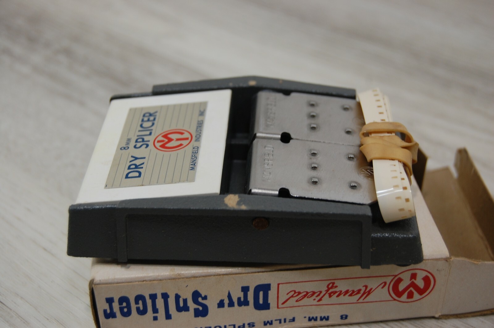 Vintage Mansfield Dry Splicer Butt Film Splicer for All 8MM Films /w Box Used