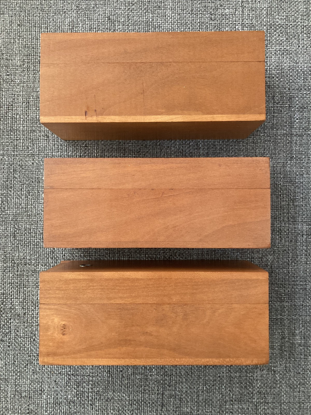 Vintage Eastman Kodak Kodaslide Sequence Files – cherry wood, lot of 3