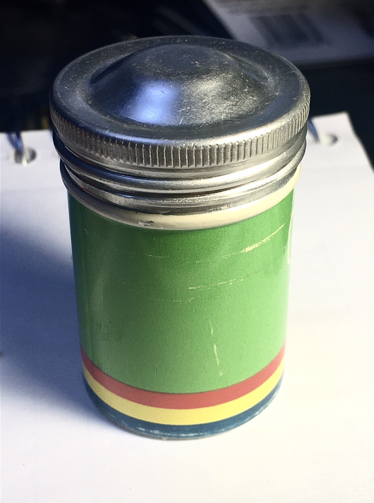RARE Lithographed Enamel 35mm Film Canister 1952-53 Great Condition See Pictures