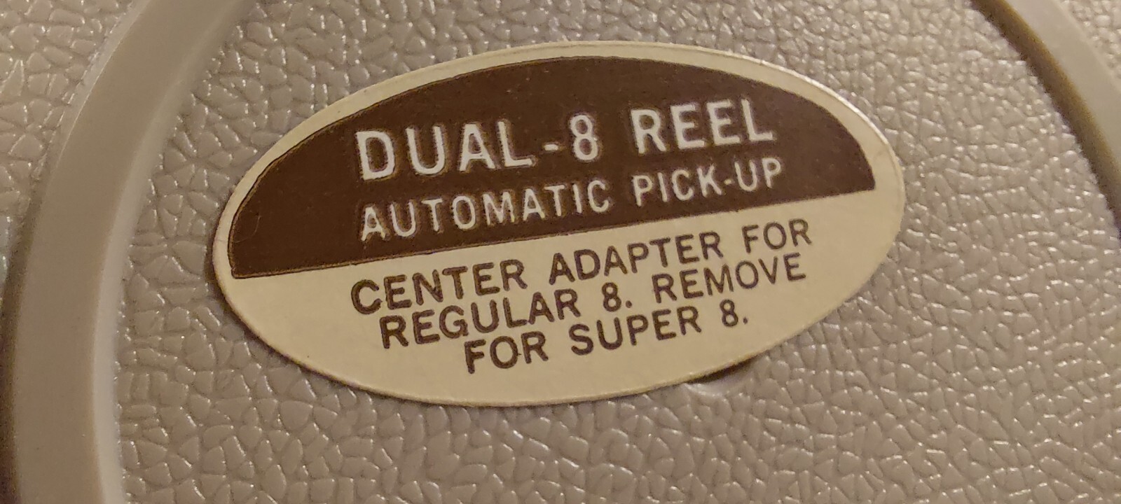 Two Vintage Dual-8 Super 8 Std 8 400ft Reels & Cases Universal Unused Plastic