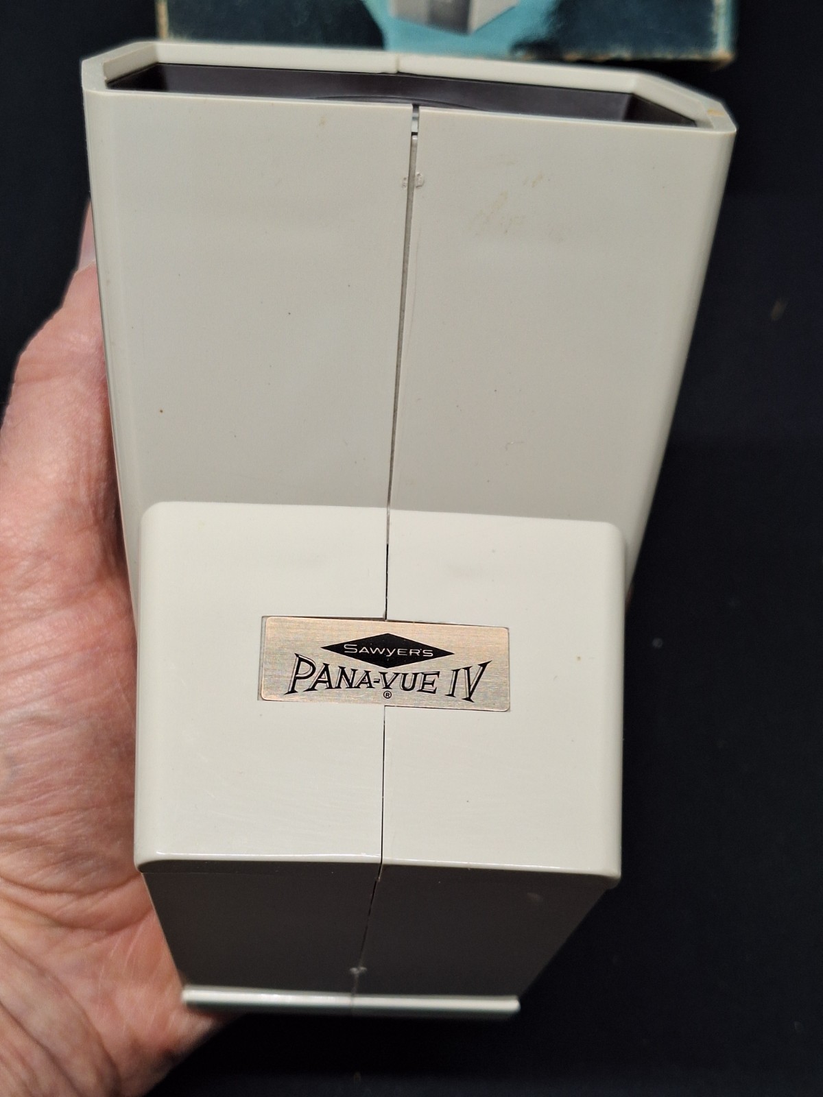 Vtg PANA-VUE 4 LIGHTED 35MM SLIDE VIEWER SAWYERS USA NOT COMPLETE