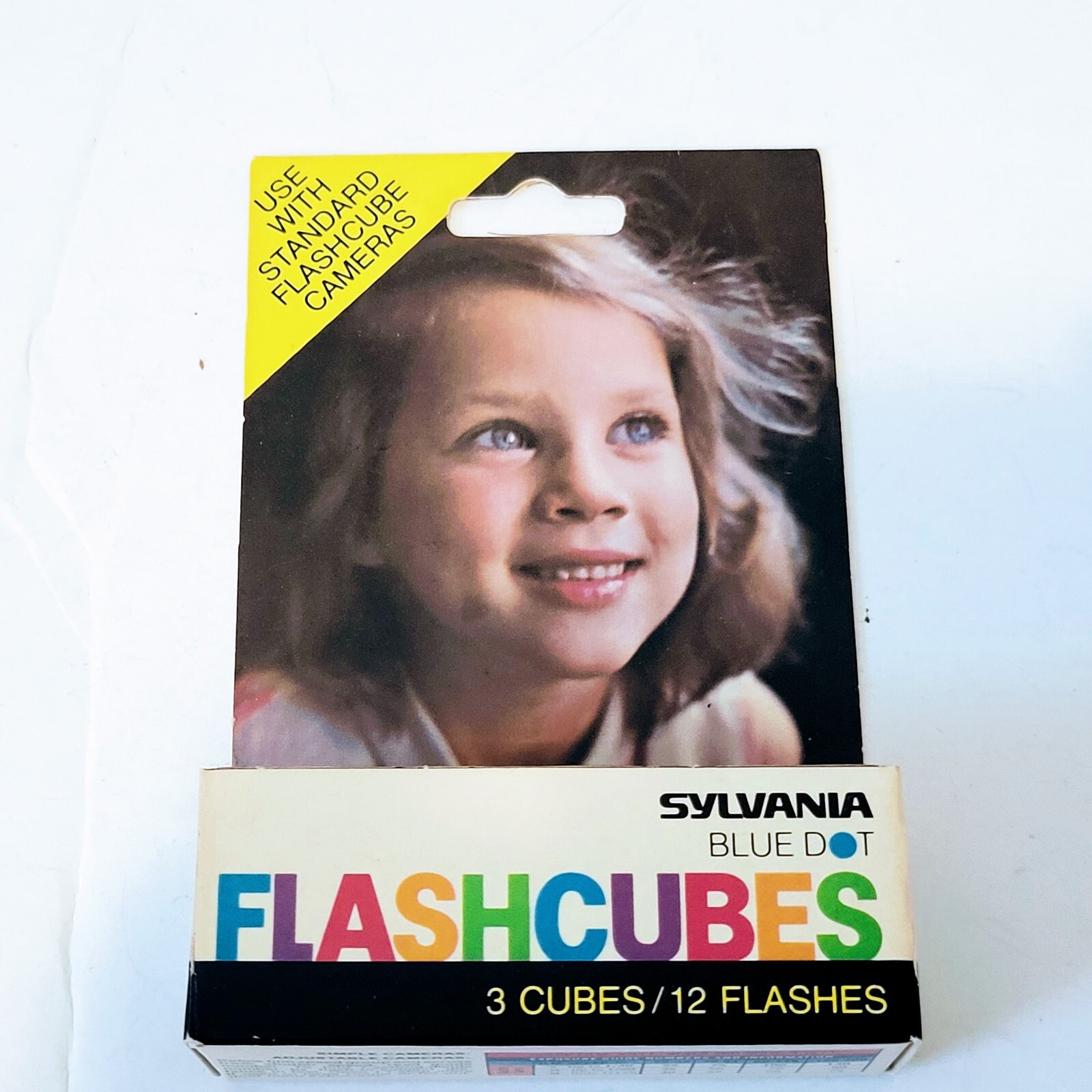 Sylvania Blue Dot Flashcubes New Old Stock 3 Cubes 12 Flashes Vintage