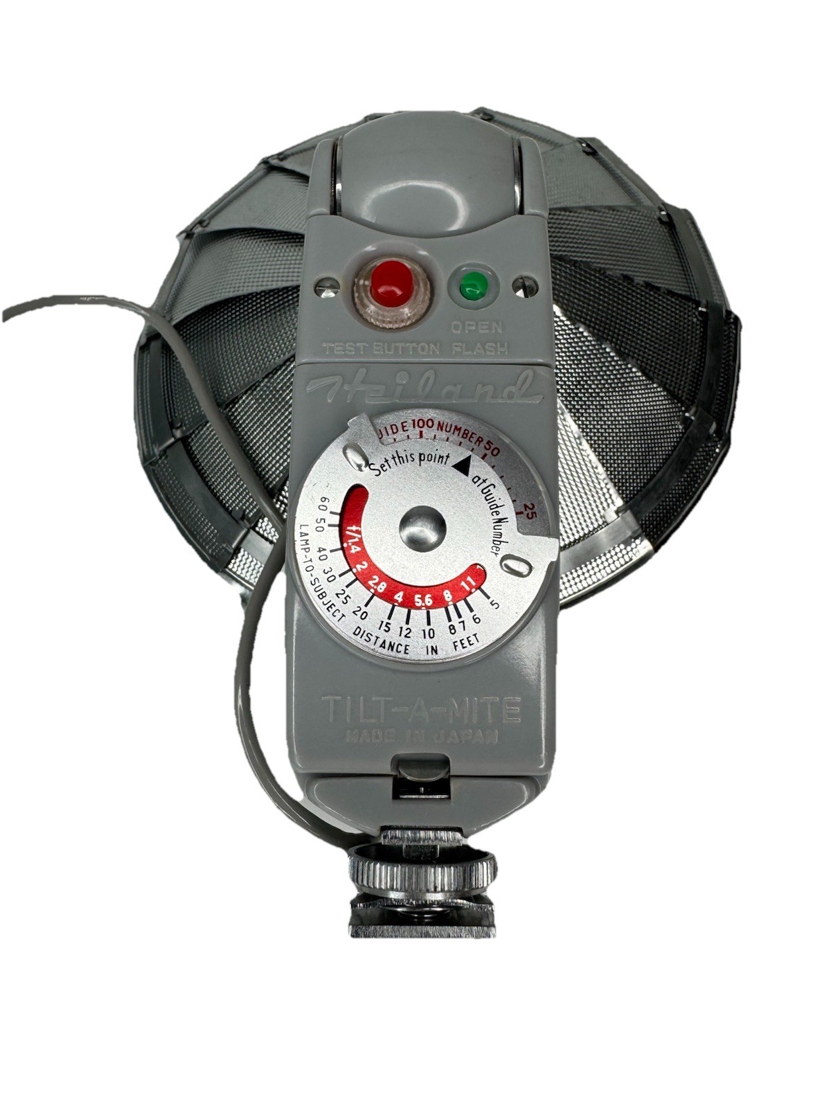 Honeywell Heiland Tilt-A-Mite Folding Fan Flash Original & Adjustable L Bracket