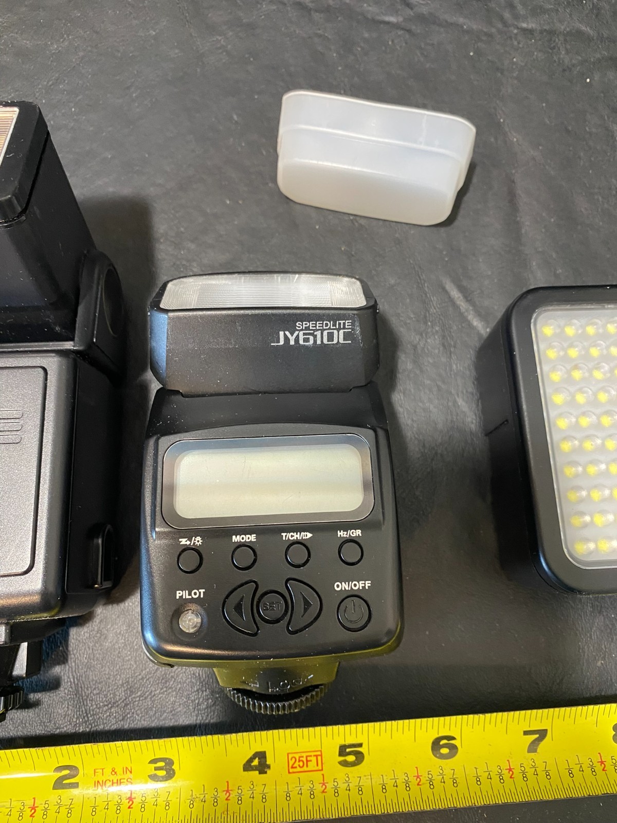 camera flash lot Sunpak auto 433 D Thyristor Speedlite JY610C Promaster LED 120