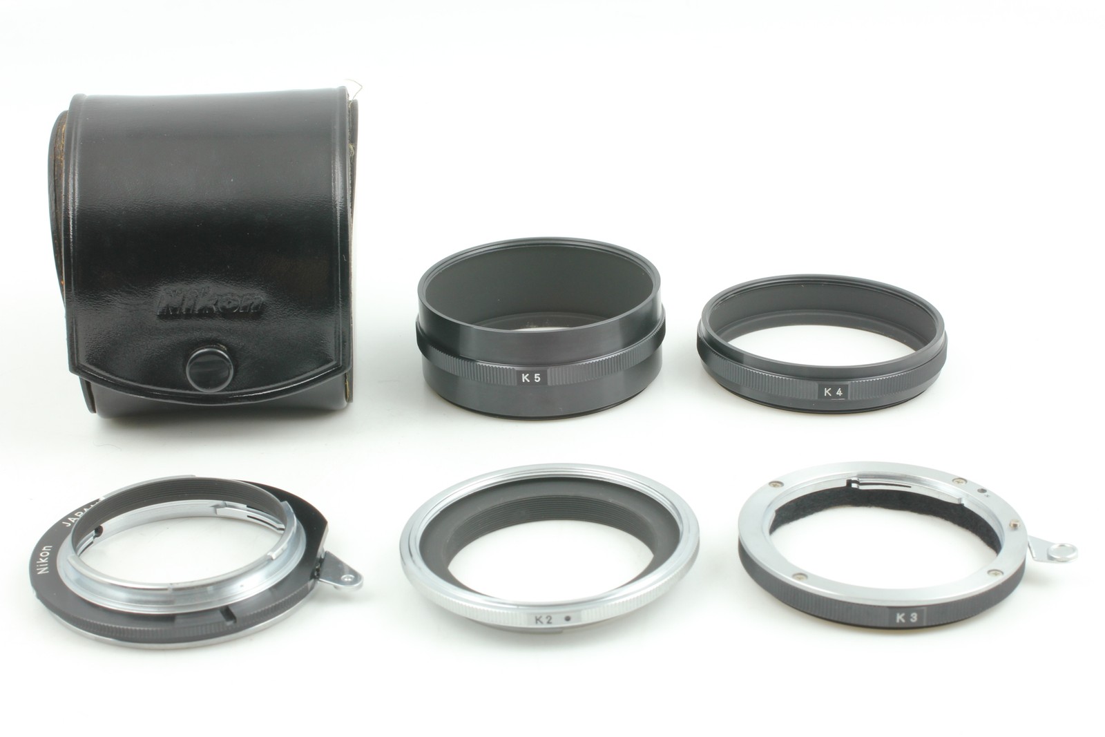 [Near MINT] Nikon Extension Ring Tube Set K – K1 K2 K3 K4 K5 W/ Case From JAPAN