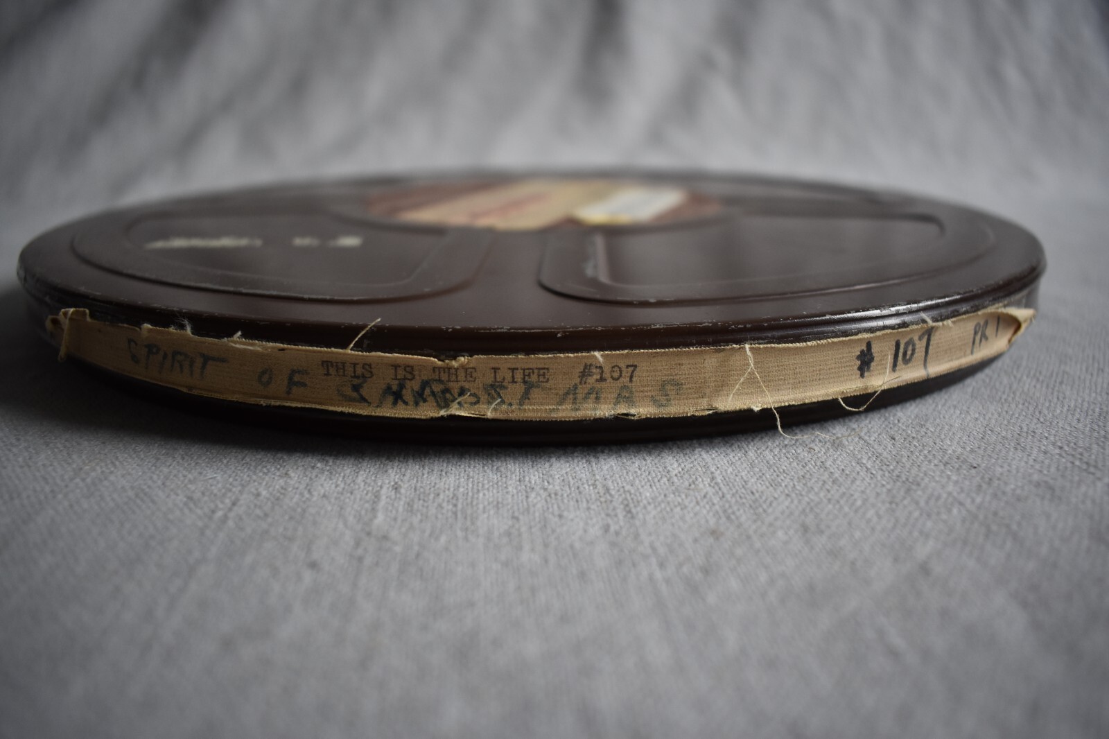 Vintage 16MM Film The Spirit of Christmas Lutheran Church Goldberg Bros Reel Can