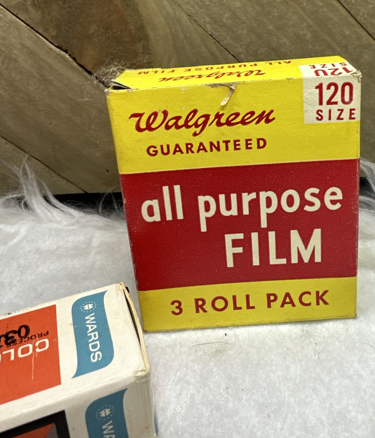 Walgreens 4 Film Dec.61 Sealed All Purpose 120 Size Made In Belgium