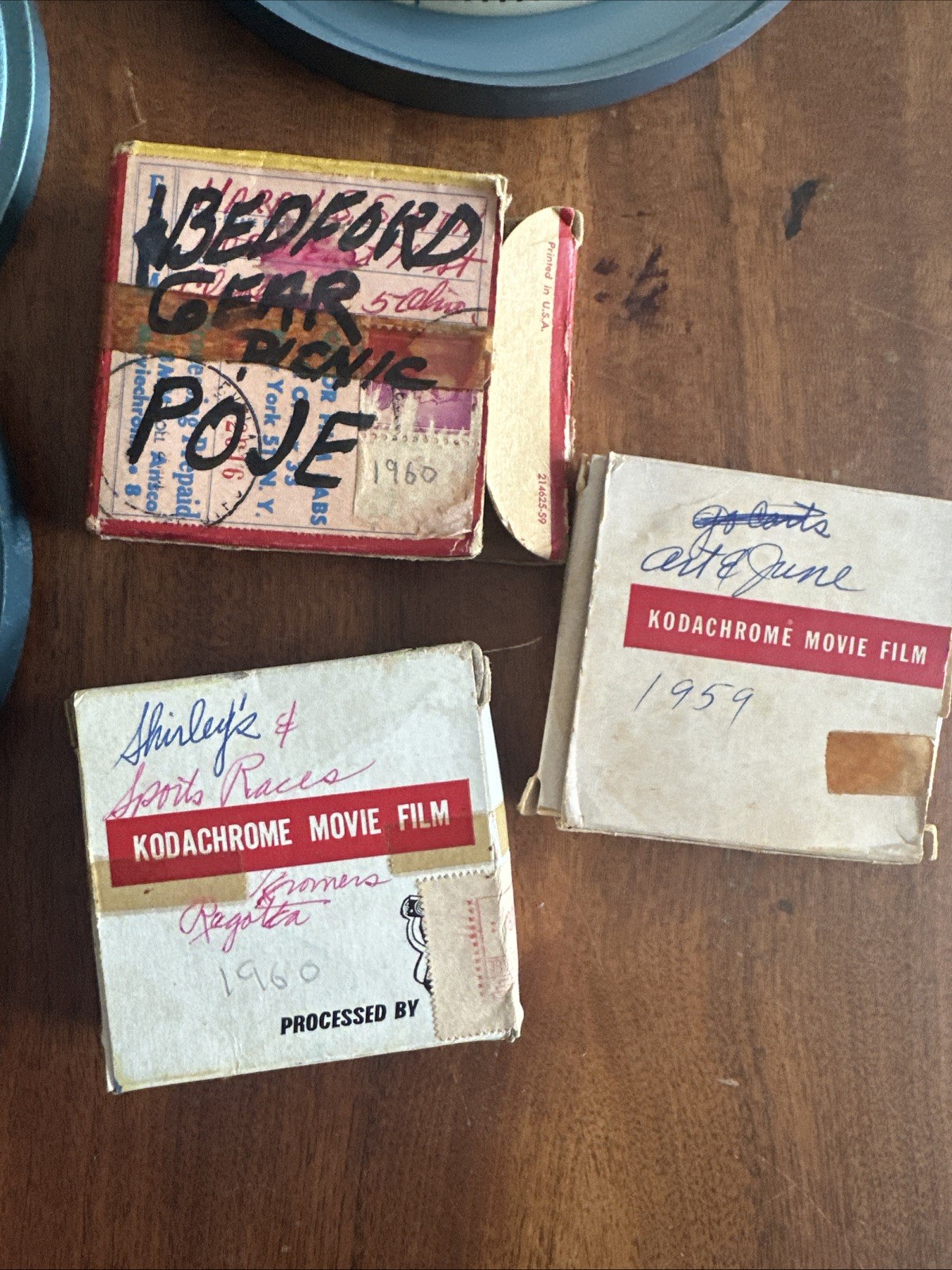 Vintage 8mm Films, Canisters, Reels, And Brumberger Carrying Case