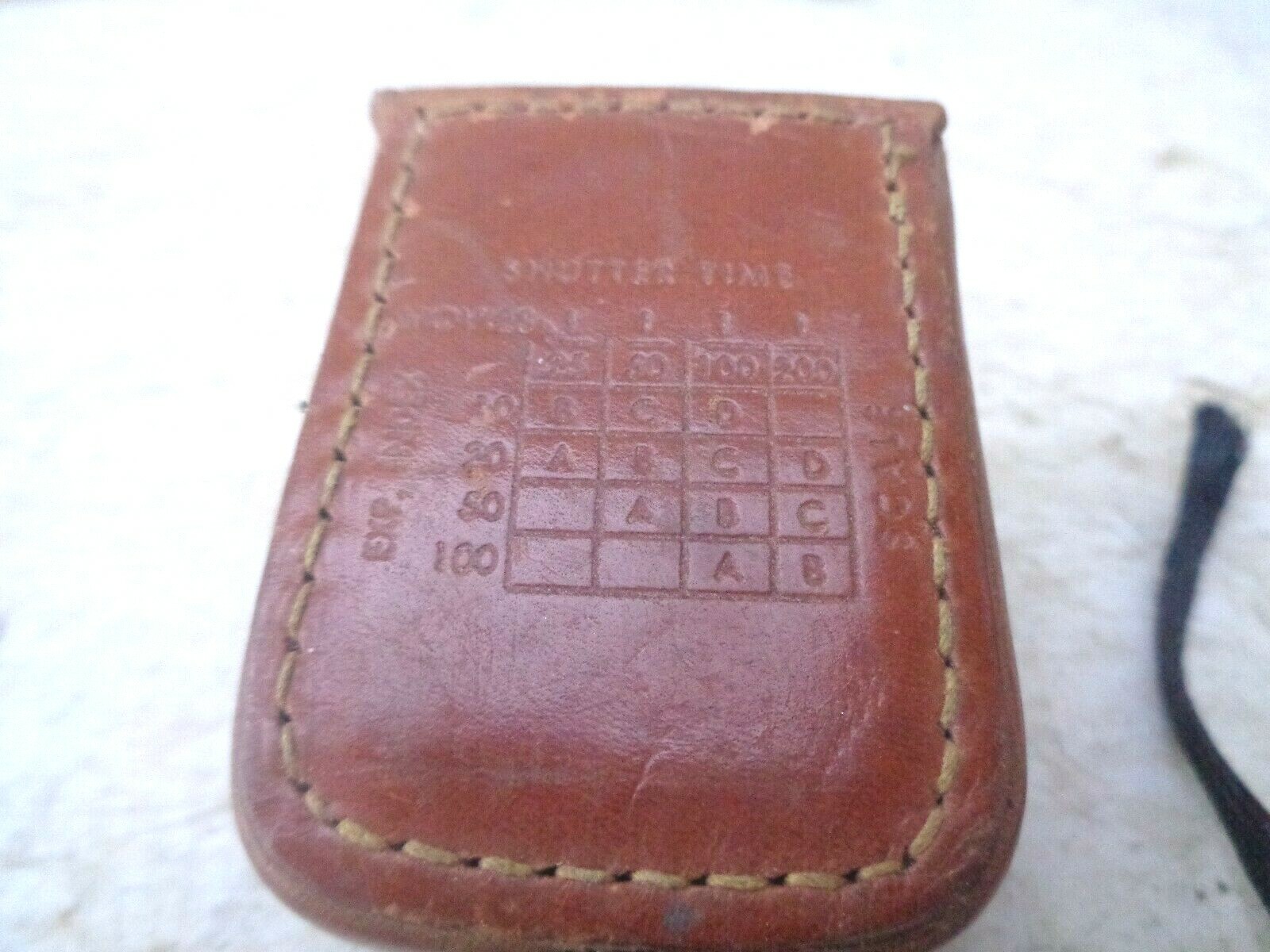 Vintage General Electric Mascot Light Exposure Meter PR 30 with Leather Case GE