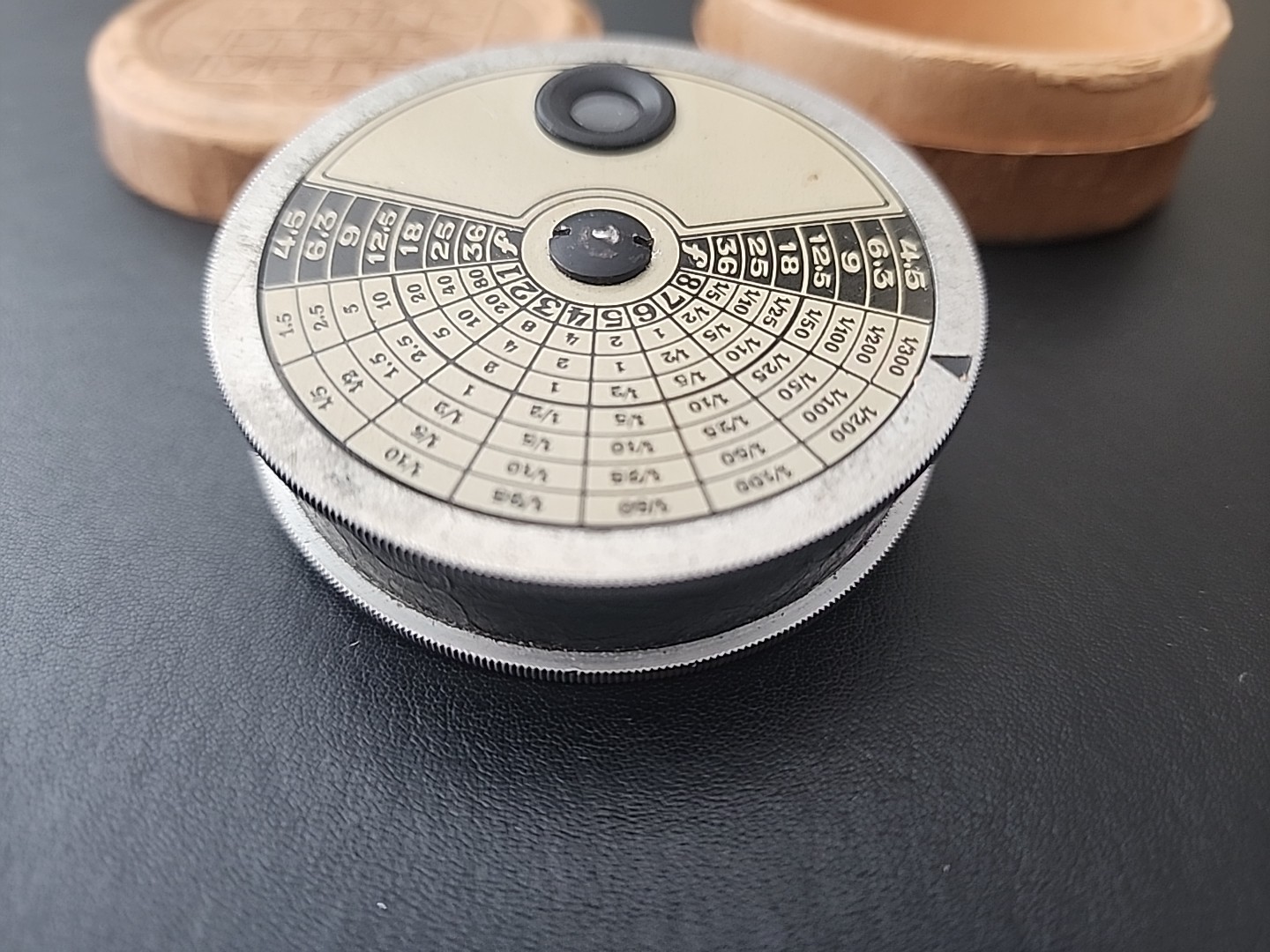 Antique Photographica – Heydes Aktino Photo Meter, Extinction Light Meter + Case