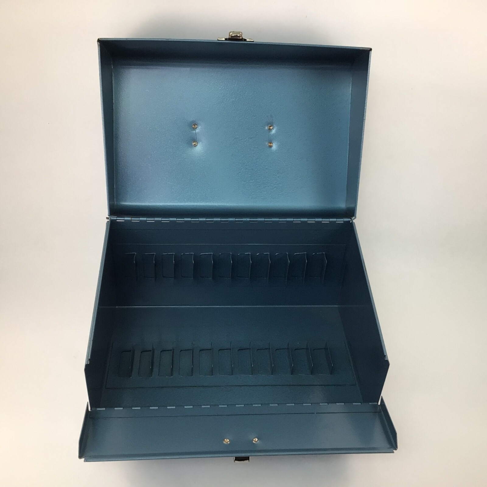 Vintage Metal Storage Box for 12 8mm Movie Reels Chest Box Storage
