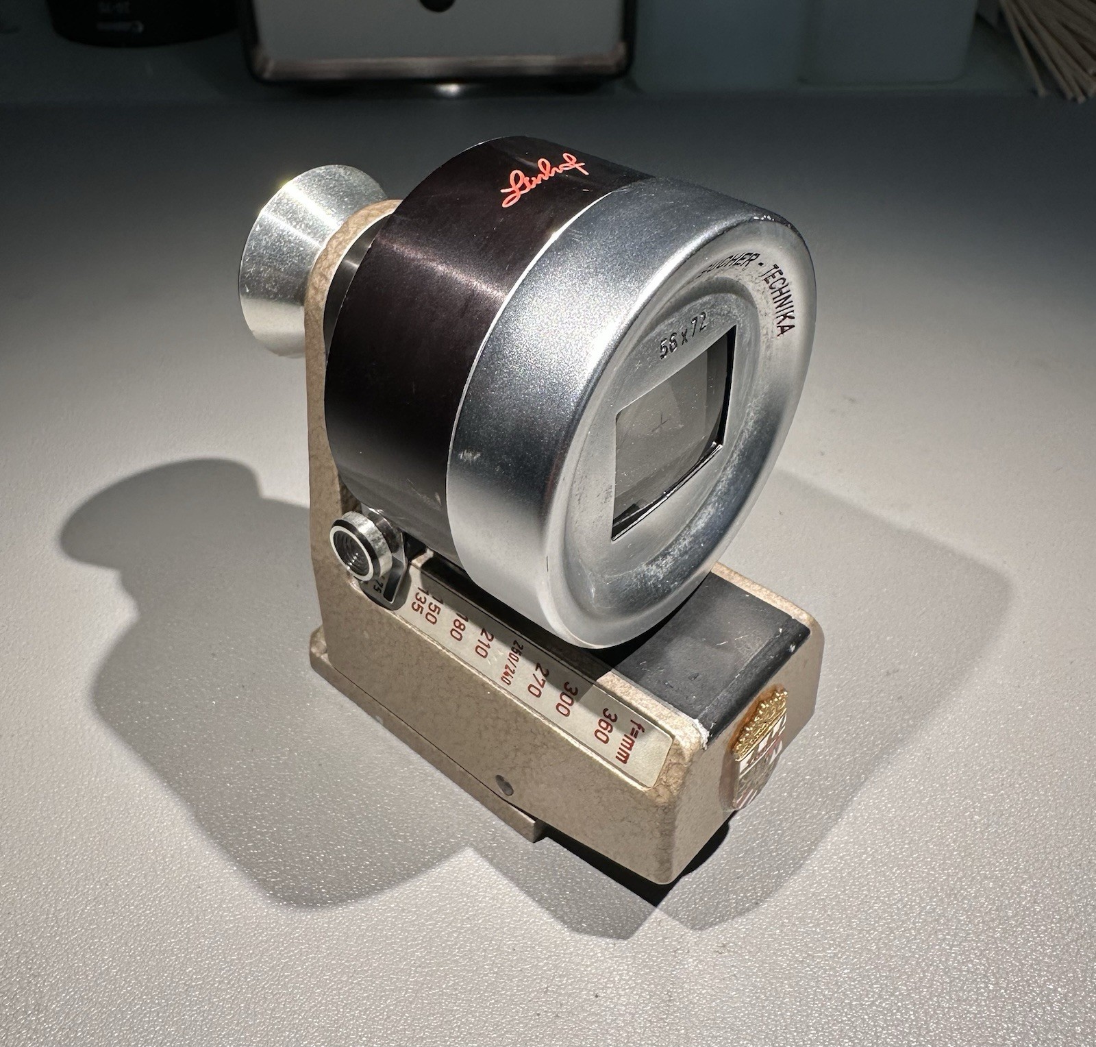 Schneider Linhof Universal Sucher Technika View Finder 4×5 with 56×72 Mask