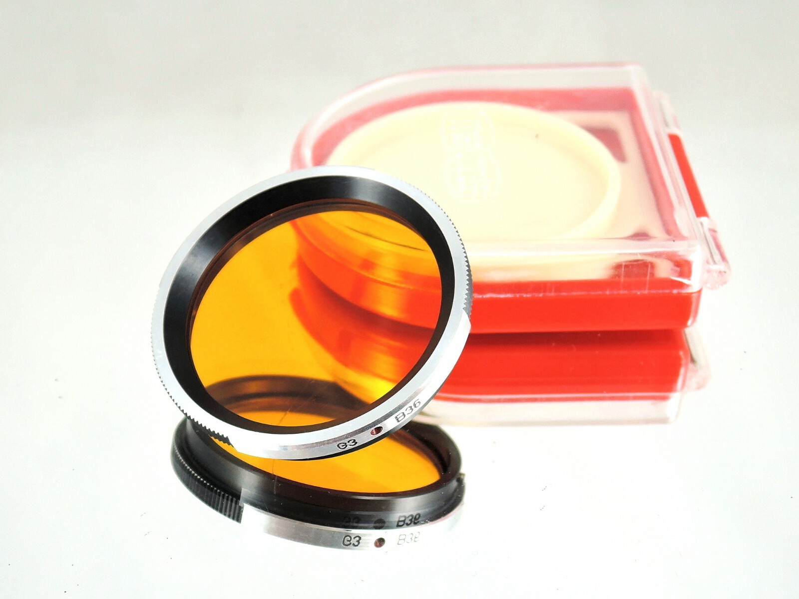 Flexaret G3 B36 Color Filter MEOPTA Genuine Accessories Bayonet Great Orange
