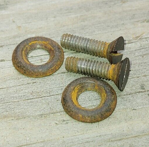 Set of 2 Orig DEVRY Type “E” Portable Projector UPPER & LOWER REWIND ROLLERS