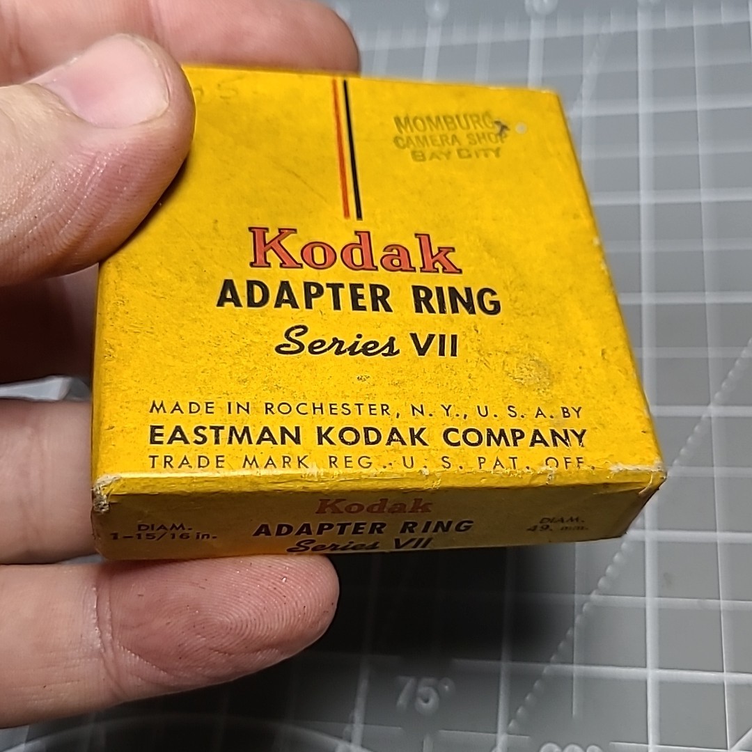 Kodak Series VII Adapter Ring 1 15/16 IN. – 49MM Camera Lens 7