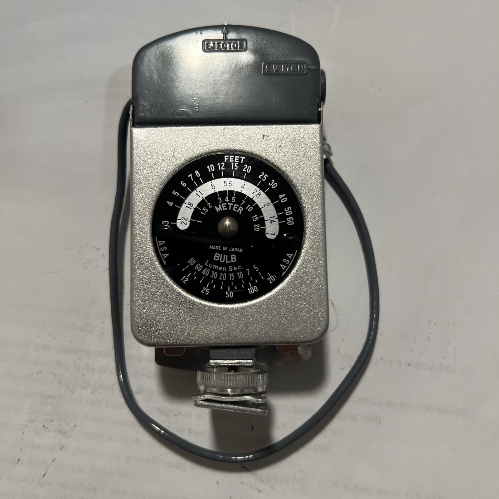Vintage Camera Fan Flash Baby Blitz Pocket Fan Flash San-ei Sangyo Not Tested