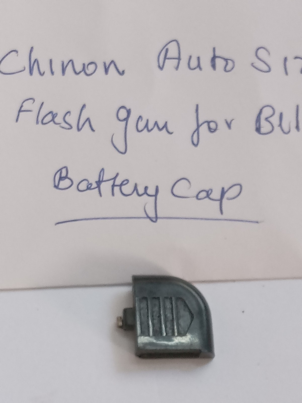 Rare Chinon Bellami S 120 Attached Flash Battery Cap Used Replacement Part Good
