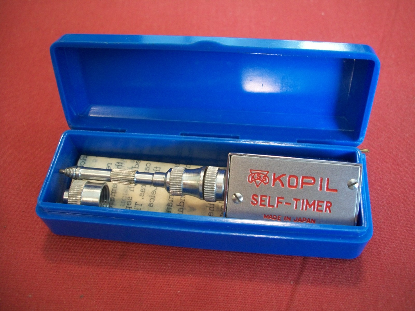 Kopil Self Timer for Argus Camera With Blue Box & Paper Work, NIB NOS