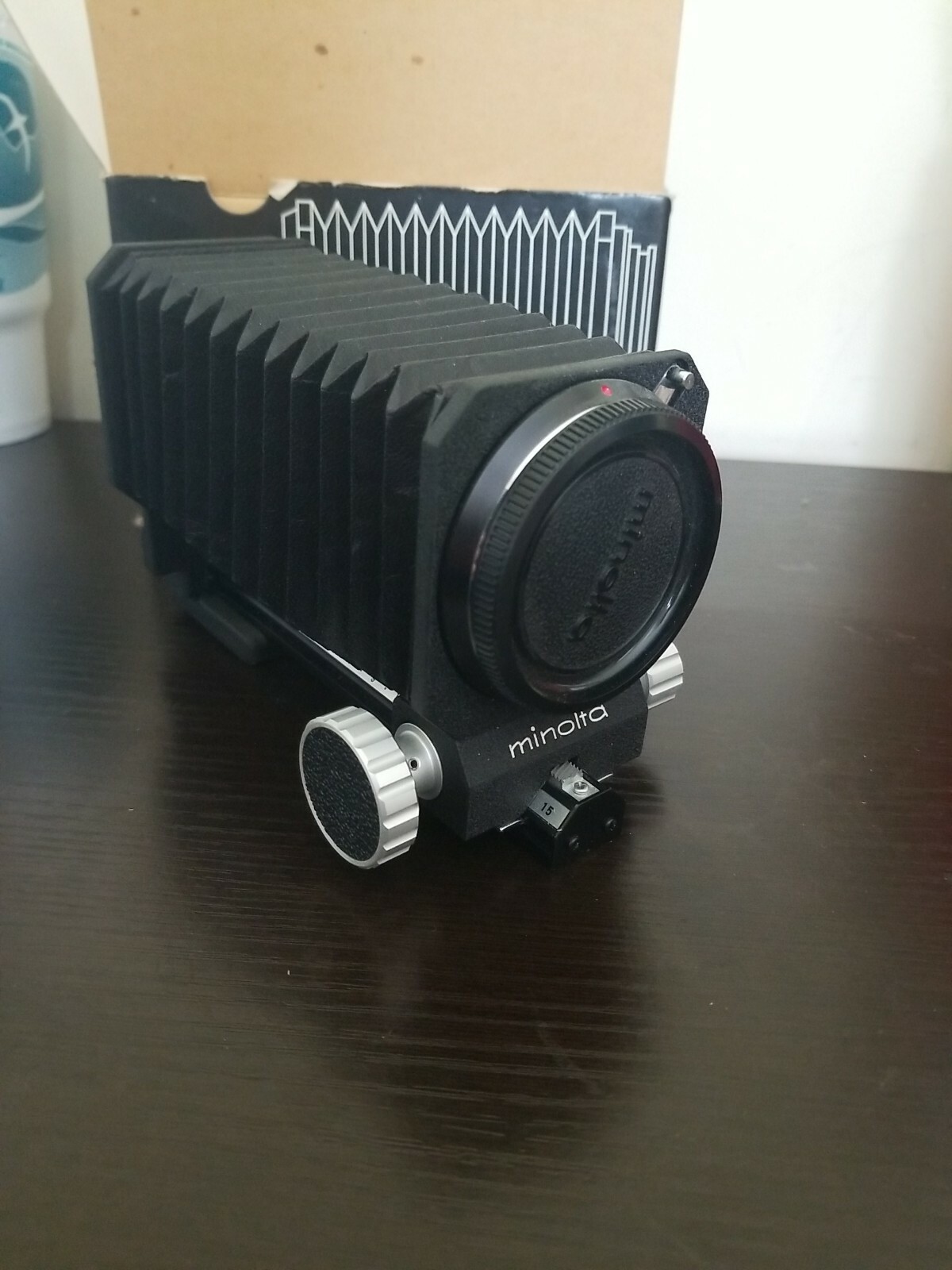 * VERY NICE IN BOX * Vintage Minolta Bellows III SLR Unit