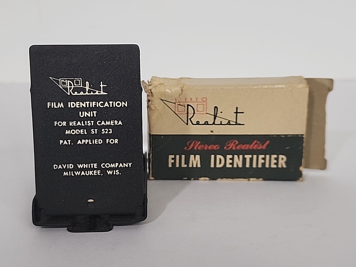 David White ST 523 3D Stereo Realist Film Identifier in Original Box Vintage