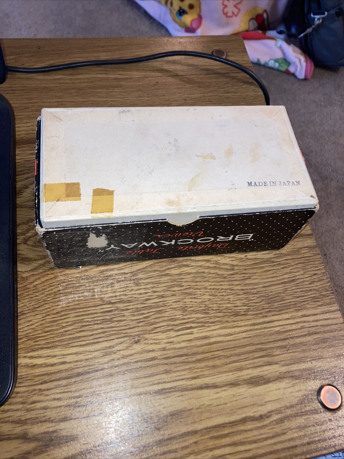Brockway Daybrite Slide Table Viewer w/ Original Box & Instructions tested !